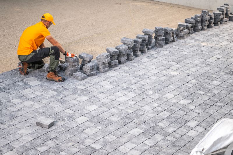 Stylish Paver Surface