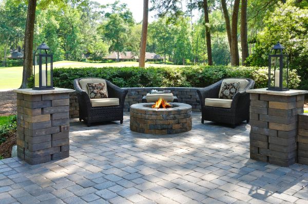 Fire Pit Installation in Edmonds